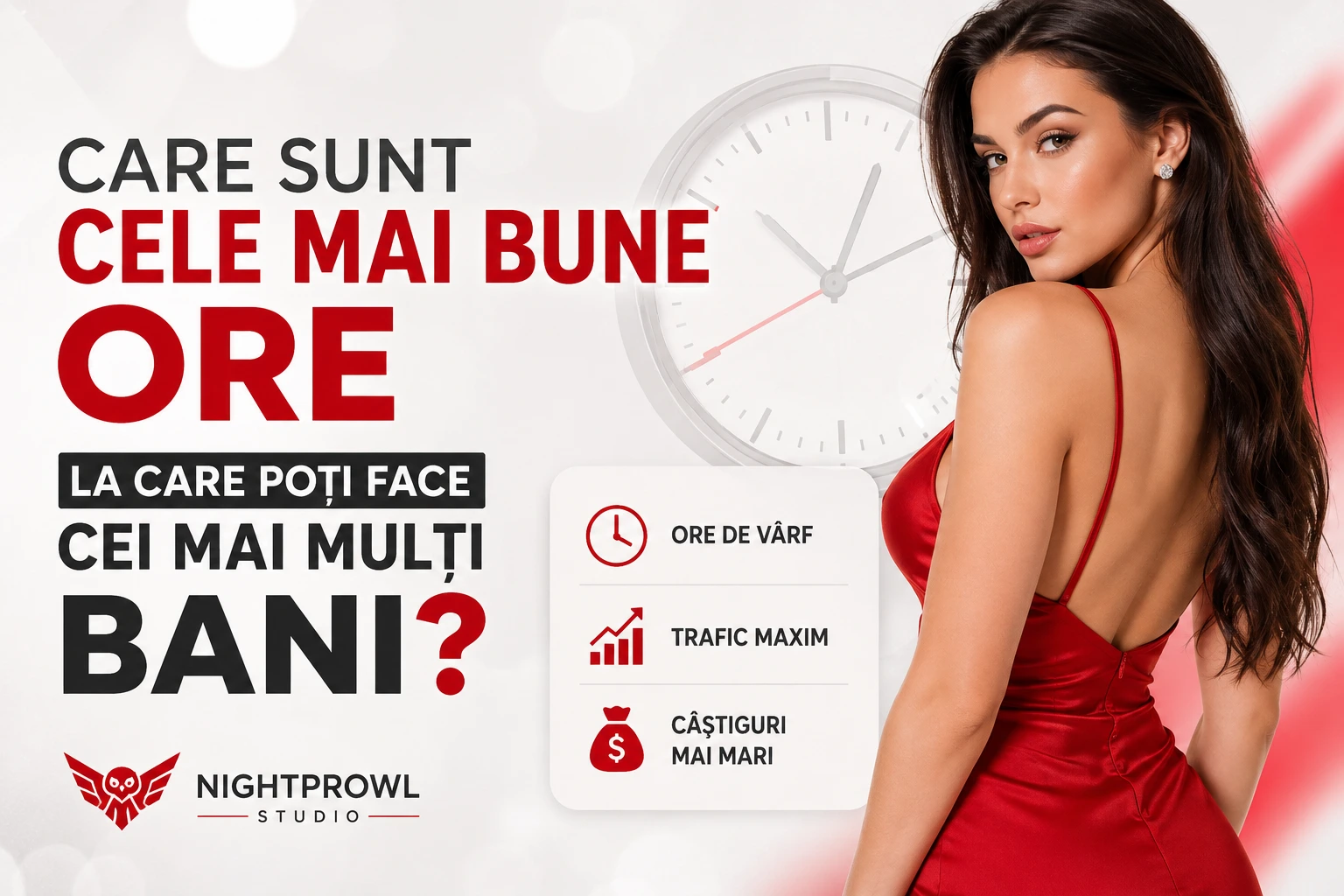 Care sunt cele mai bune ore pentru videochat? De ce tura de noapte poate fi cea mai profitabilă