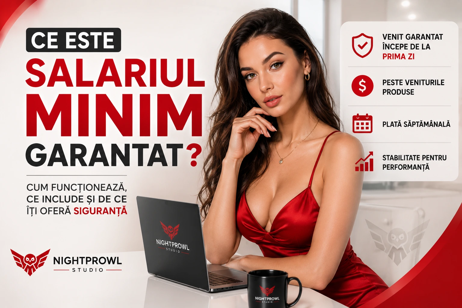 Salariu minim garantat în videochat: cum funcționează și ce oferă NightProwl